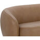 Lorne Aline Butternut Leather Sofa